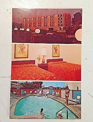 Vtg 1970's Lot of 3 Souvenir Interstate 8 Motel Matchbook Stationery Postcard CA Без бренда - фотография #2