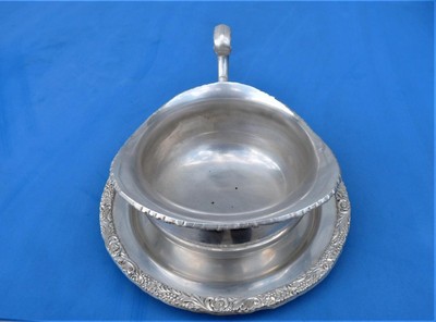 Vintage Wilcox- IS ~New Beverly Manor~ Silver Plate Gravy Boat & Underplate Wilcox IS - фотография #2