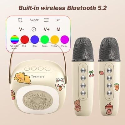 Mini Karaoke Machine for Kids and Adults, Portable Bluetooth Karaoke off-white Does not apply Does Not Apply - фотография #7