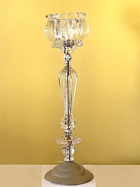 Lot 8 Crystal Flower Candelabra Candle holder Centerpieces  Gallery Of light 10016365 - фотография #5