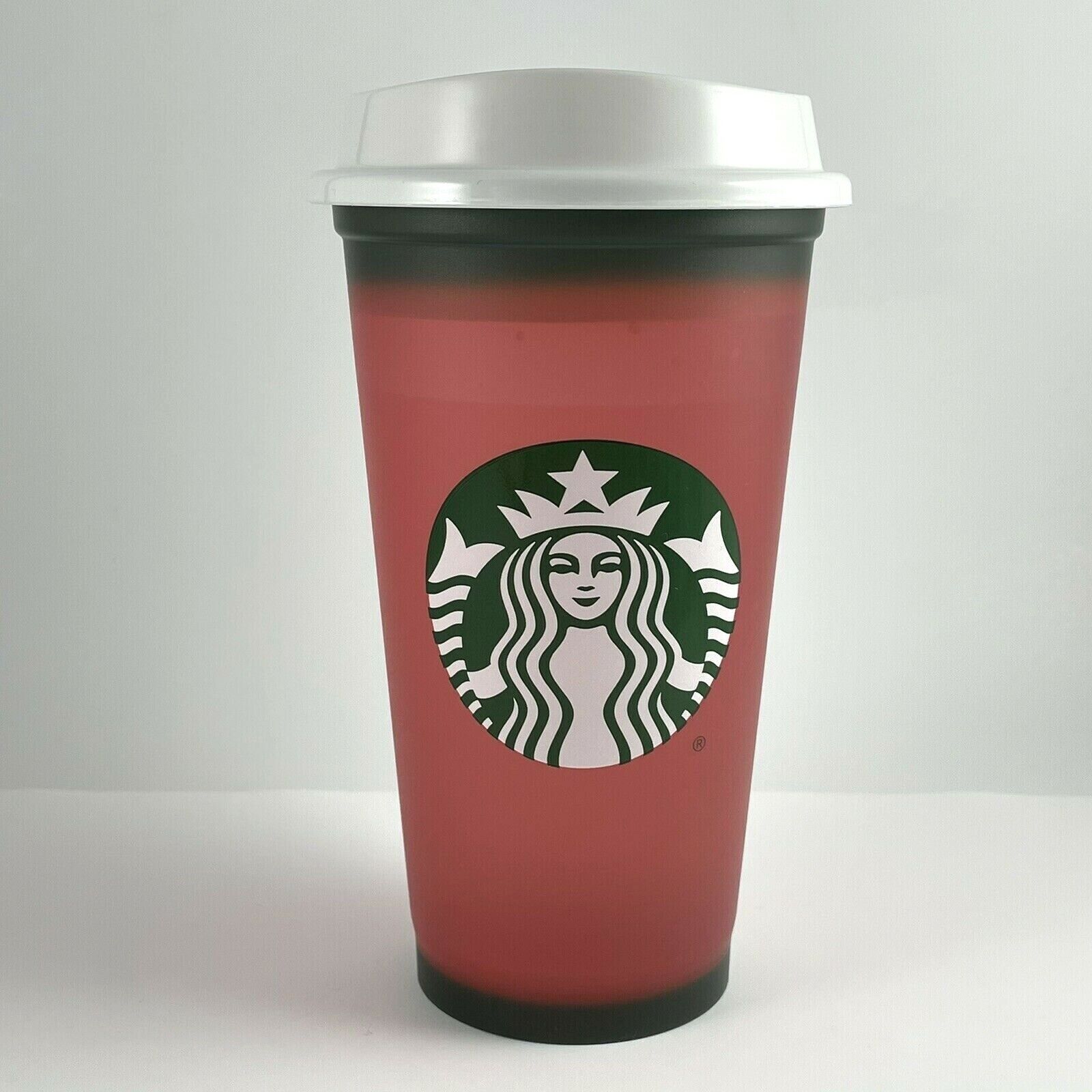 2 Starbucks 2020 Color Changing Reusable Cups Green To Red Holiday Xmas Hot  Starbucks - фотография #4