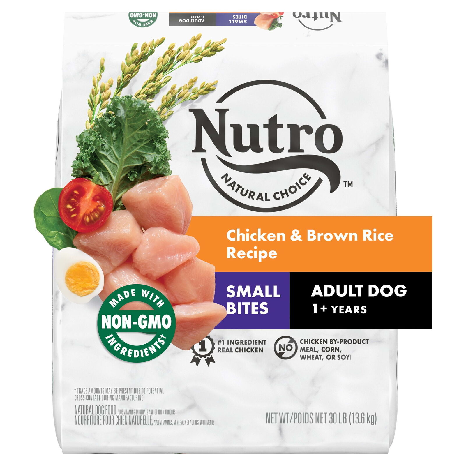 Nutro Adult Small Bites Dry Dog Food,Chicken & Brown Rice Kibble,30 lb. Bag Nutro - фотография #13