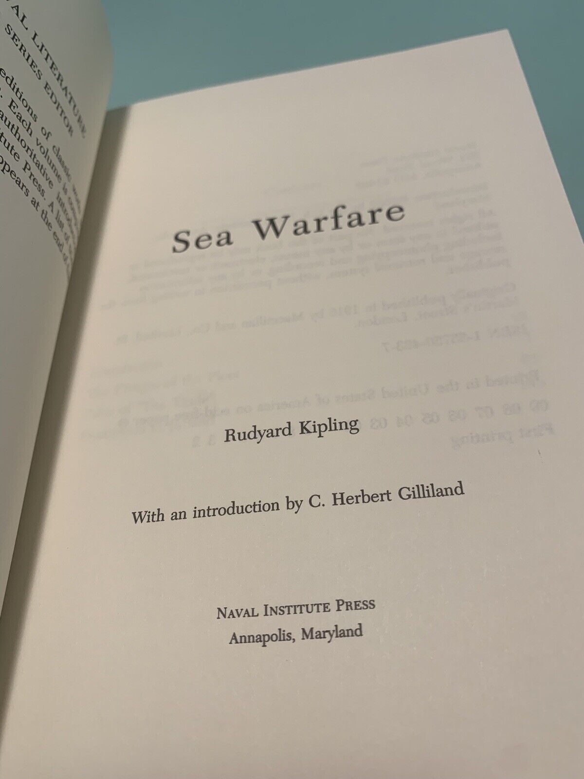 [UNREAD] Sea Warfare - Rudyard Kipling - Classics of Naval Literature - 1st Ed. Без бренда - фотография #9