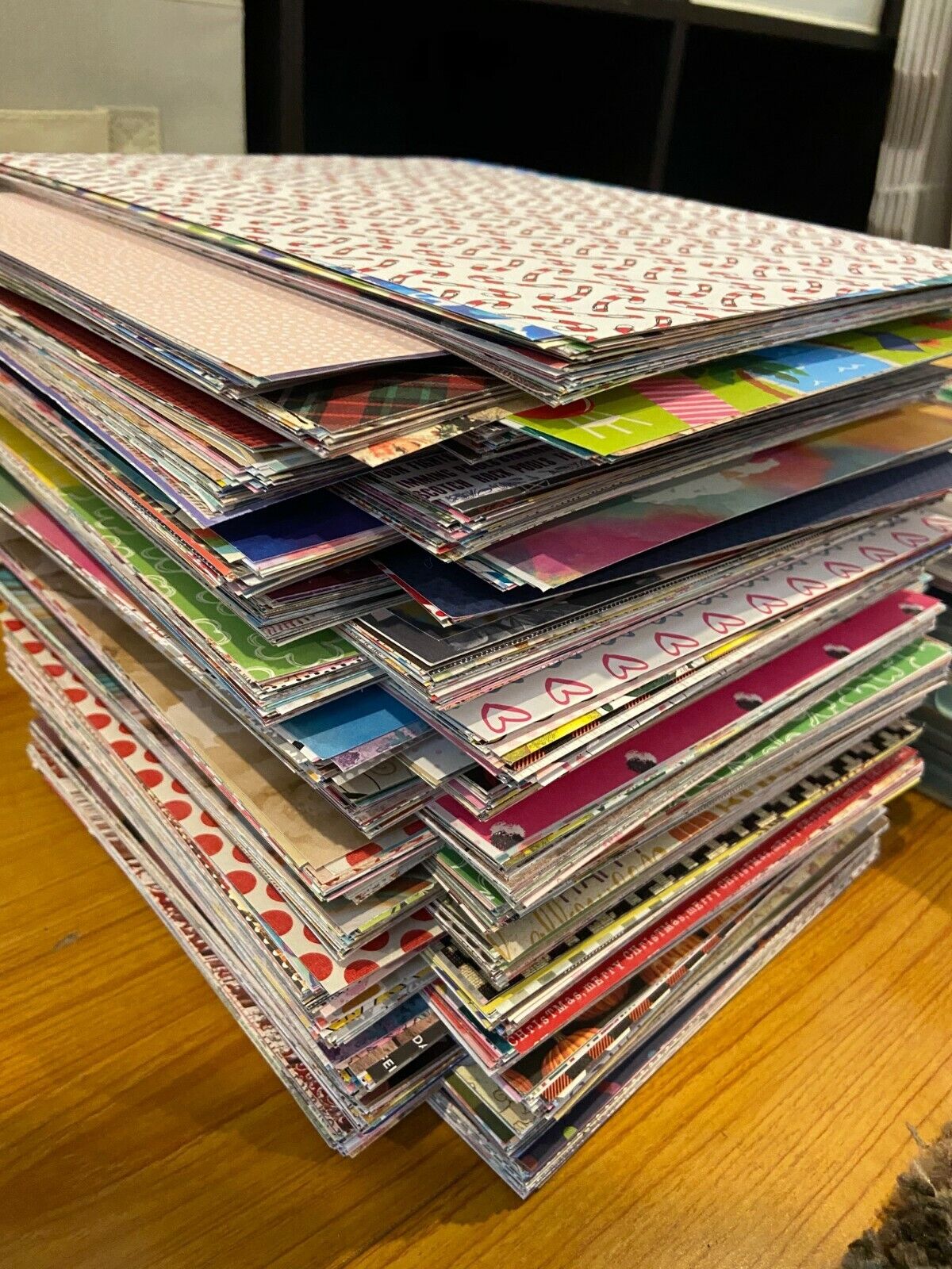Scrapbook Paper 8 1/2 x 11 - Mixed Lot 50 Sheets Unbranded