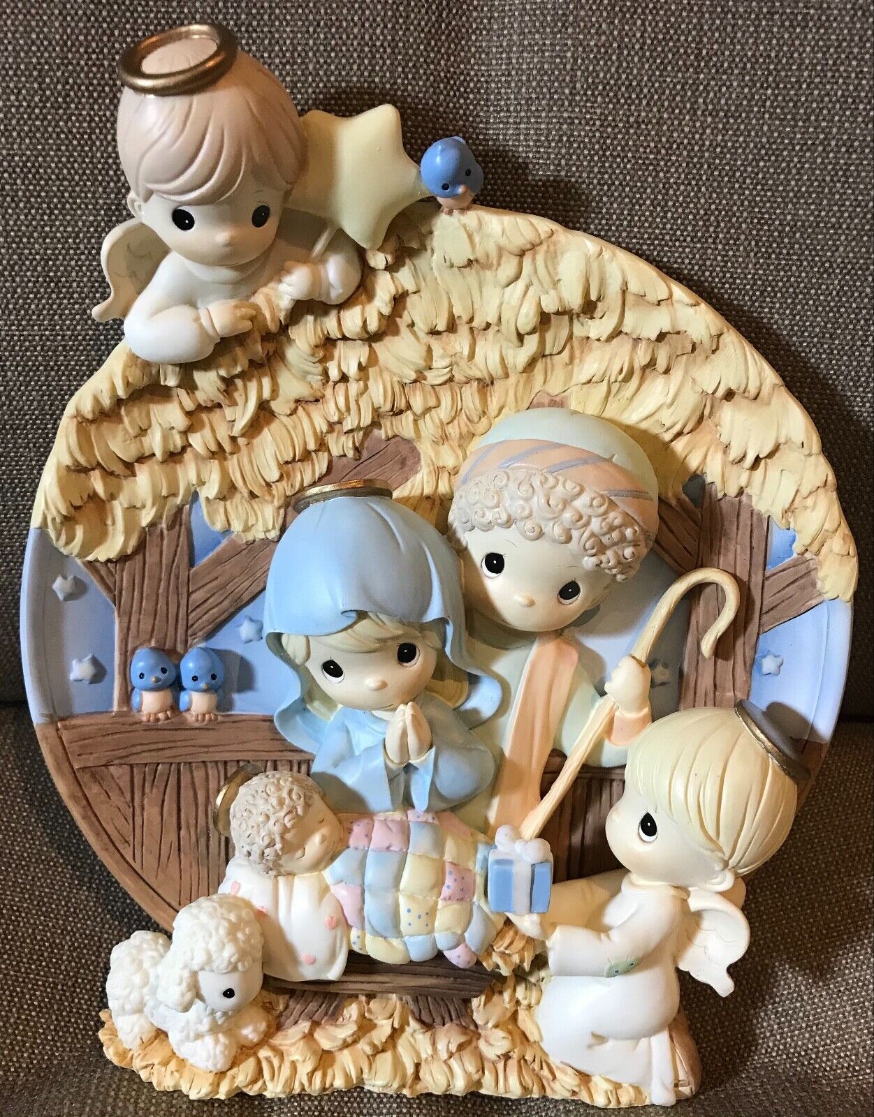 Precious Moments by Enesco Complete Set 6 Plates Heaven's Gift of Love Series  Enesco Heaven 's Gift of Love Series