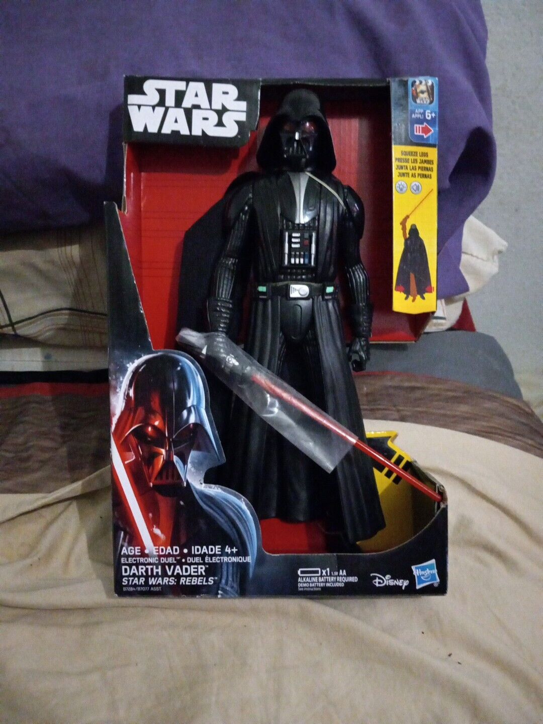 Star Wars Rebels Darth Vader Electronic Duel 12 Inch Action Figure In Box NEW Hasbro