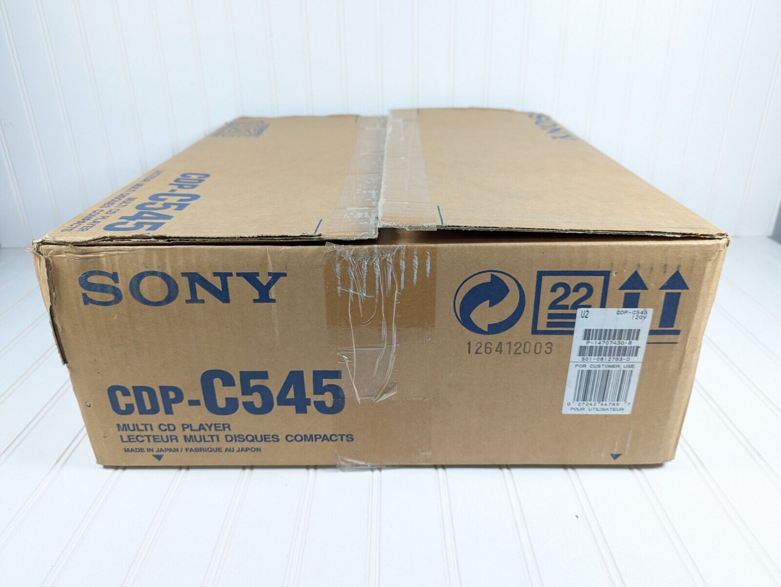 Sony CDP-C545 5 CD Compact Disc Changer CD Player NEW in Box Free Shipping Sony CDP-C545 - фотография #4