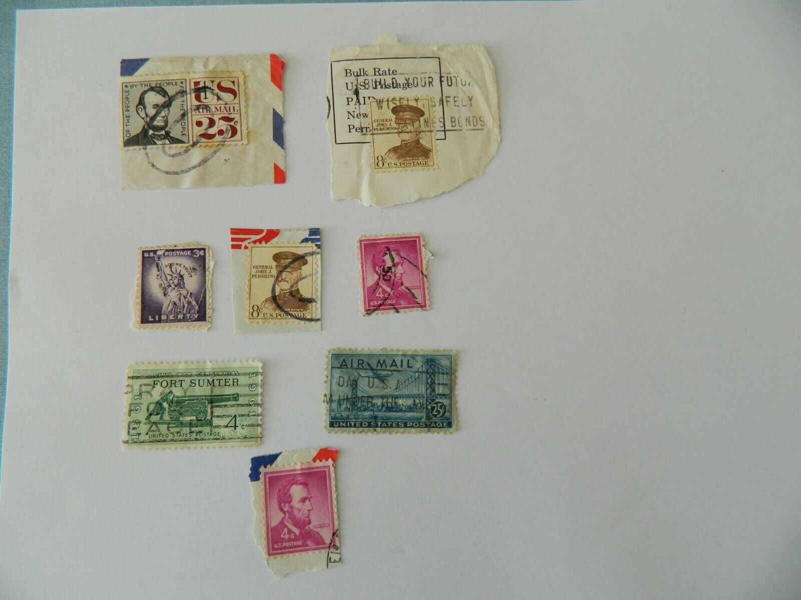 Lot Vintage Stamps US America Postage Historical Figures 1960s Без бренда