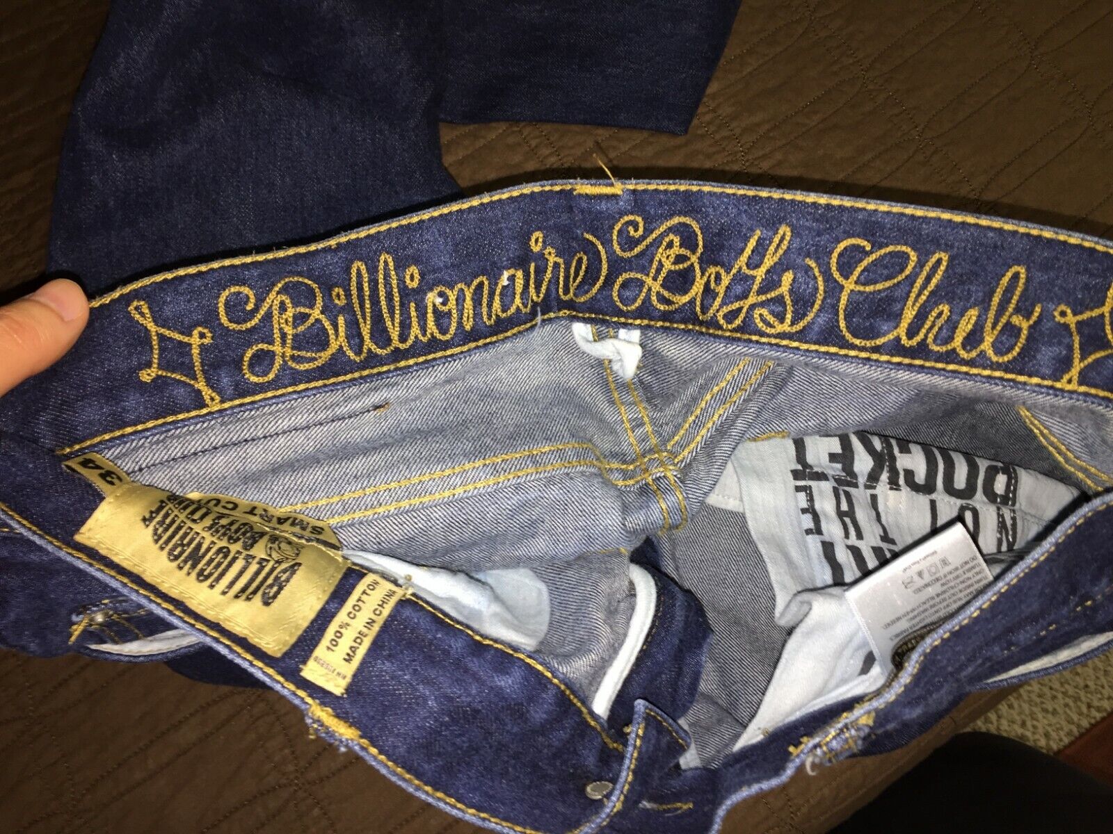 BBC Billionaire Boys Club - Lot of 3 Men's denim jeans - read description Billionaire Boys Club - фотография #4