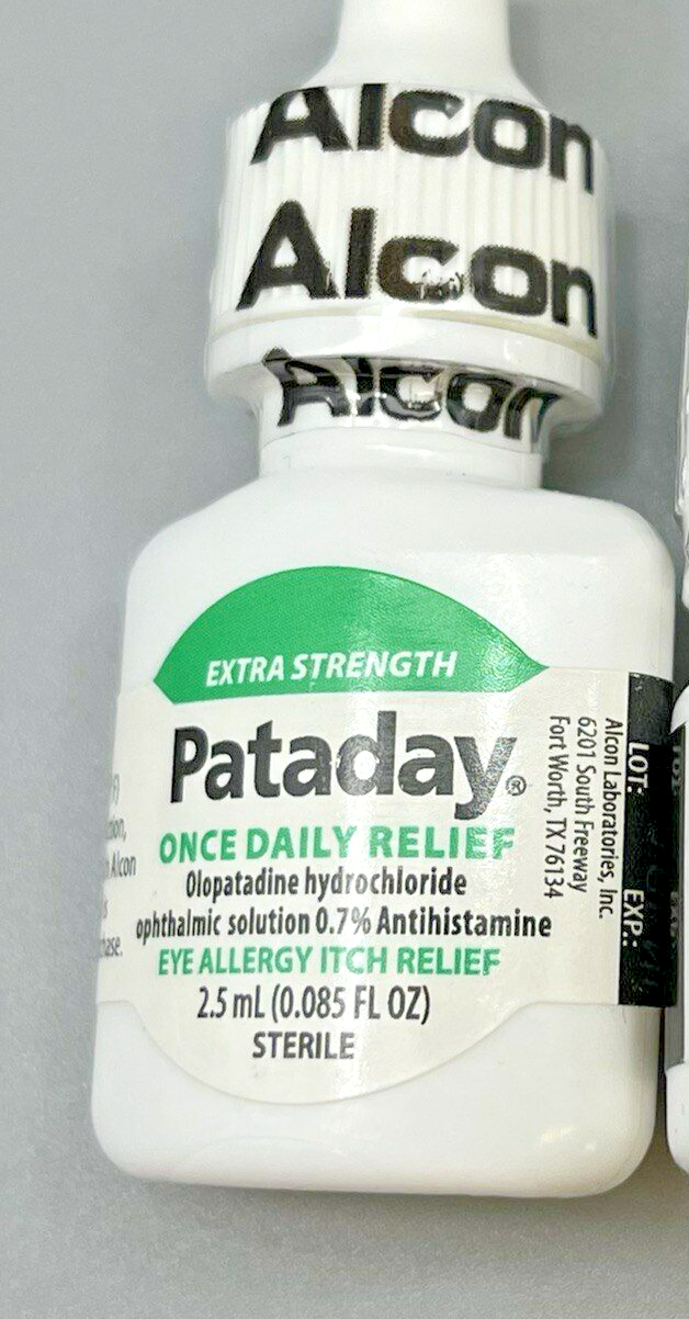 Alcon Pataday Extra Strength Once Daily Allergy Itch Relief 2.5ml x 3PK 1/24+ Alcon 0035 - фотография #2
