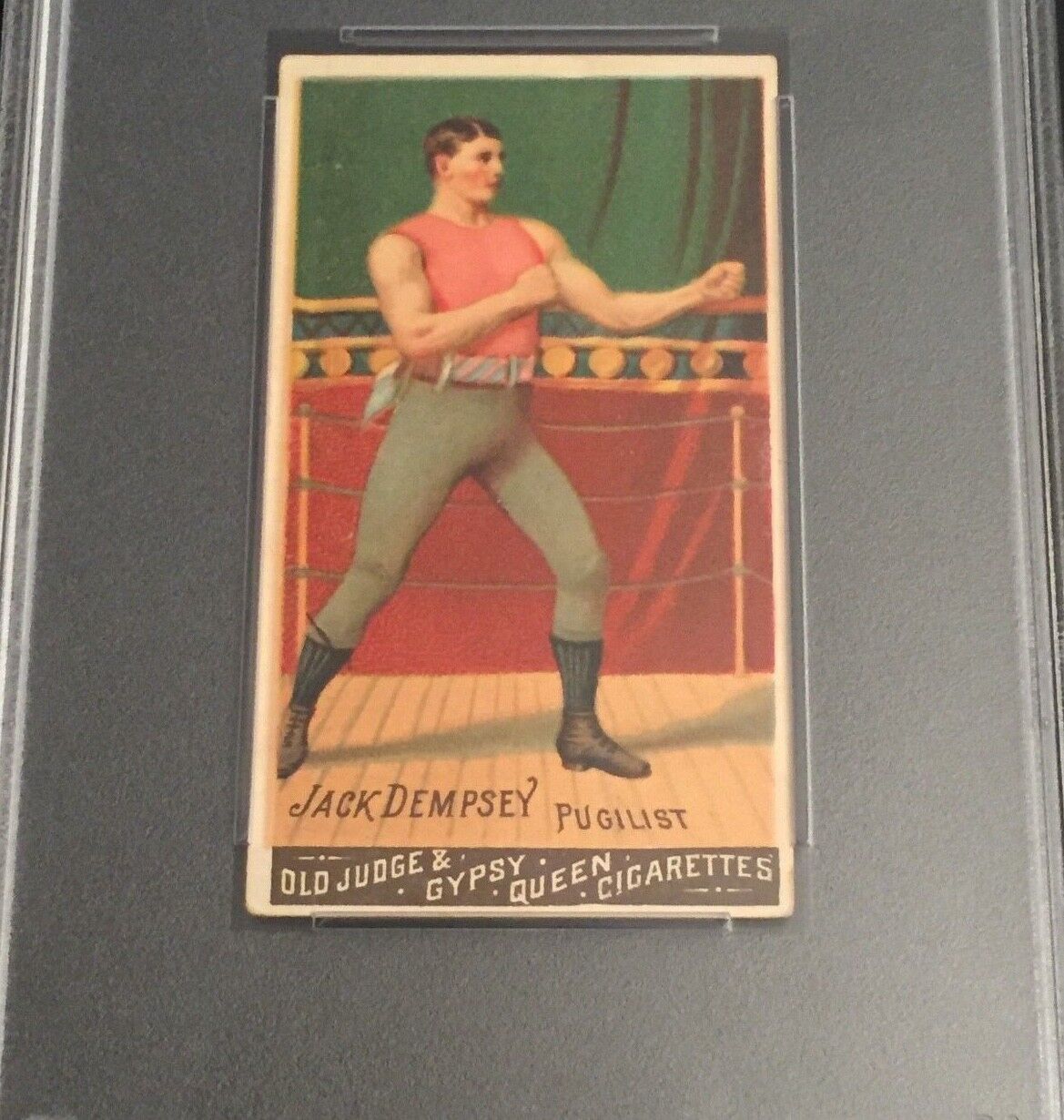 1888 N162 Gypsy Queen - Jack Dempsey HOF prizefighter boxer Boxing card PSA 4.5 Без бренда