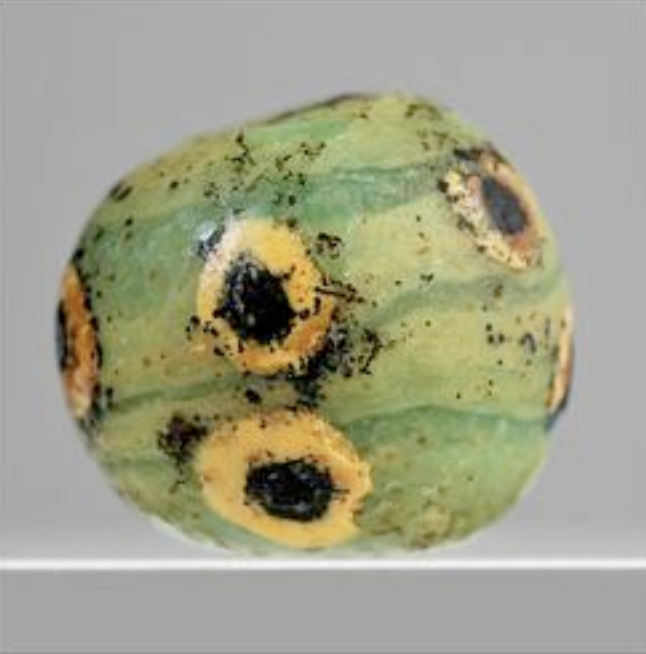 3 Amlash Ancient  Phoenician Glass Eye Beads ~ 600 BCE - 300 BCE ~ Lebanon Без бренда - фотография #2