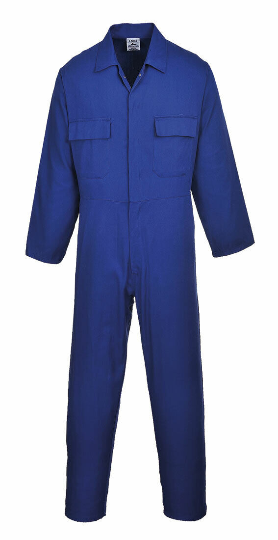 Portwest S999 Euro Work Polycotton Coverall Mechanic Jumpsuit Safety Overalls PORTWEST S999 - фотография #8