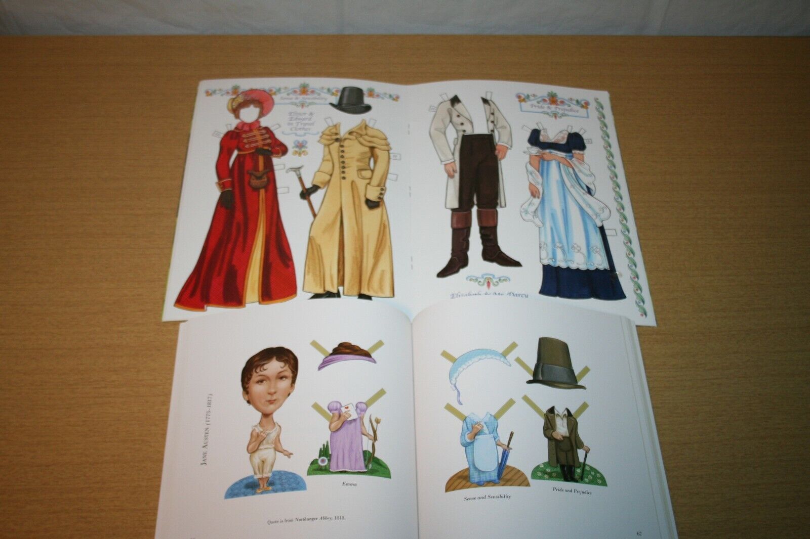 2 Paper Doll Books Literary Greats & Jane Austen #05A Без бренда - фотография #4