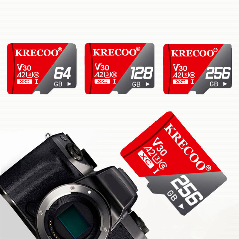 Micro SD Memory Card 64GB 128GB 256GB 1TB Class 10 A2 TF Flash Adapter Lot US KRECOO Does Not Apply - фотография #7