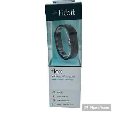 NIB Fitbit Flex Wireless Wristband, Black, OS Fitbit