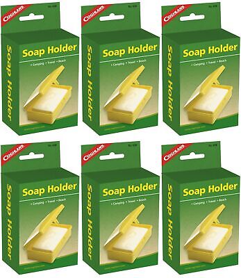 Coghlan's Soap Holder Camping Travel Plastic Caddy Box Unbreakable (6-Pack) Coghlan's #658