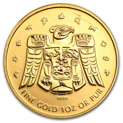 2009 Canada 1 oz Gold Maple BU (Vancouver Olympics, T'bird) Canada - Royal Canadian Mint 46163
