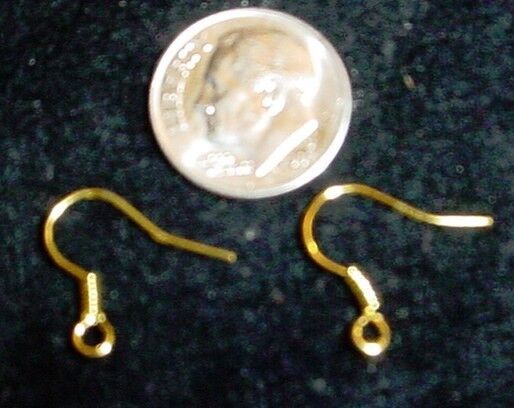 100 Gold Jewelry Making Supplies Earrings Hooks Earwires Beading Wholesale Lot Без бренда - фотография #2