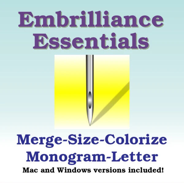 Embrilliance Essentials Lettering & Editing Machine Embroidery Software Embrilliance Embrilliance Essentials Embroidery Software