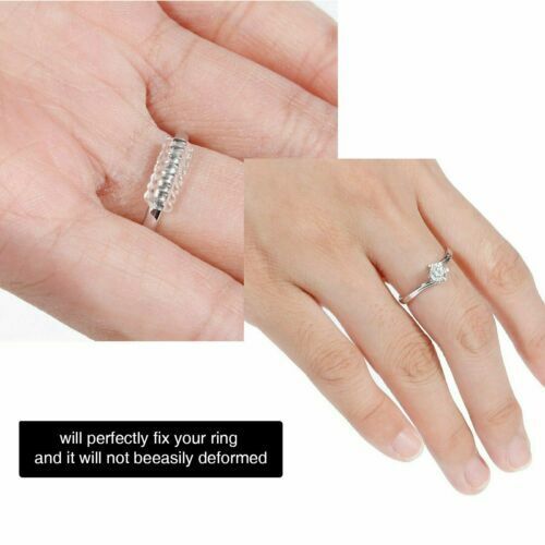 16Pcs Ring Size Adjuster Invisible Clear Sizer Jewelry Fit Reducer Guard Loose Unbranded - фотография #11