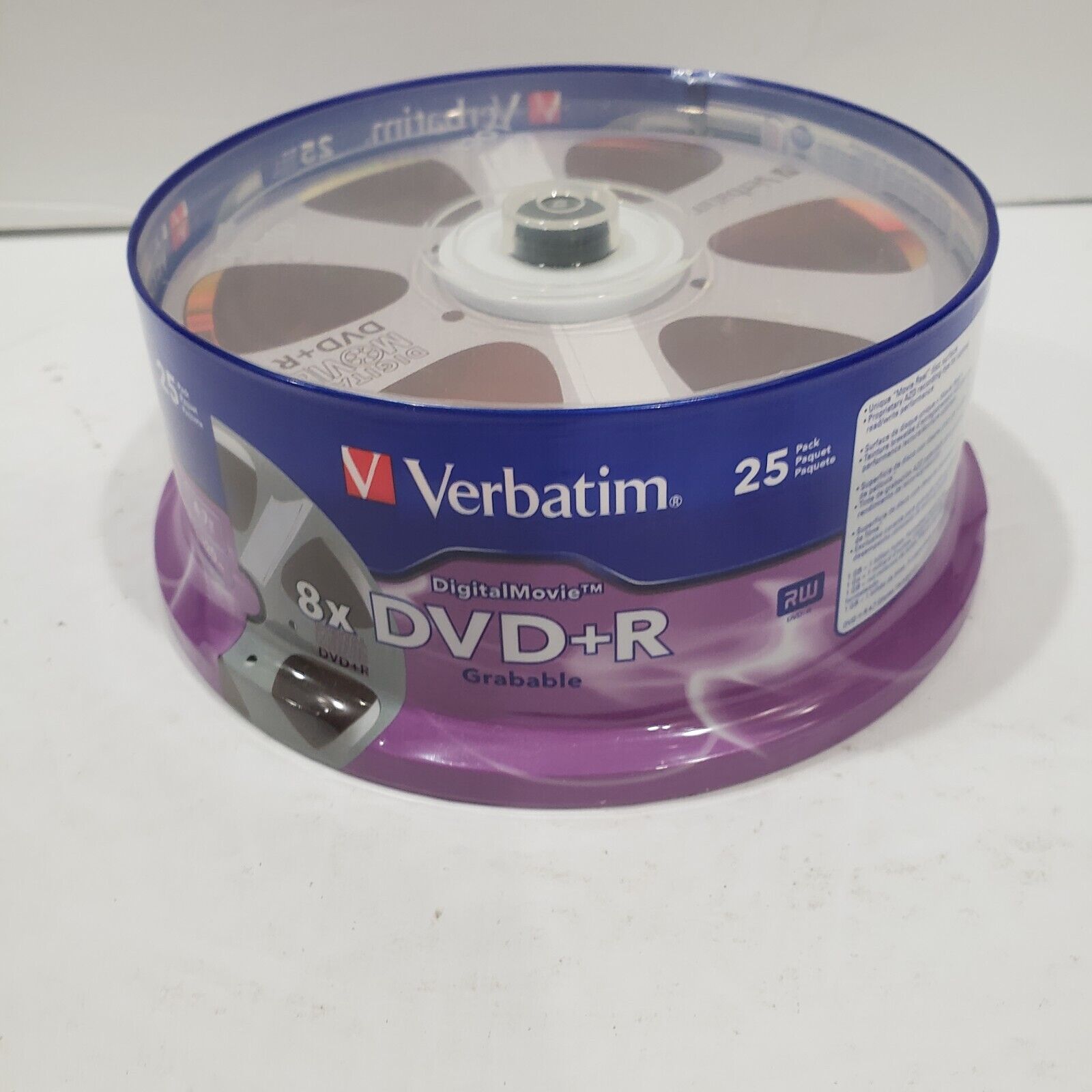 Verbatim ~ Digital Movie DVD-R -25 Pack - 4.7 GB/120 Min/4x  Sealed NEW Verbatim Corporation 94865