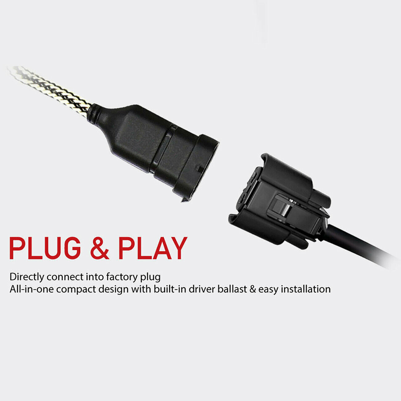 Plug &play 9005 HB3 LED Headlight Kit 2200W 330000LM Hi/Lo Beam Bulb 6000K White Ridroid LUY-221586VA - фотография #12