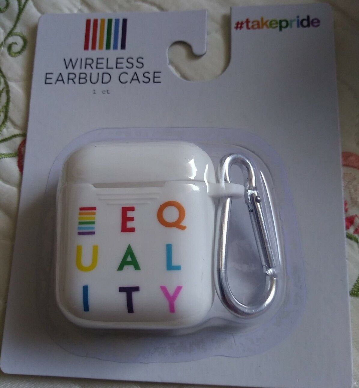 NEW *LOT of 2* Ankyo #takepride "EQUALITY" Wireless Earbud Rubber Case w/ Clip  ANKYO