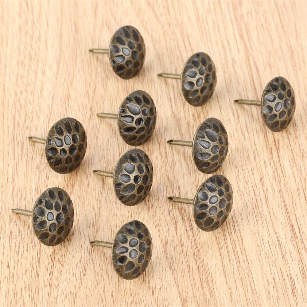 19*20mm Upholstery Nails Retro Jewelry Box Sofa Craft Furniture Tack Stud 10pcs Unbranded Does Not Apply - фотография #5