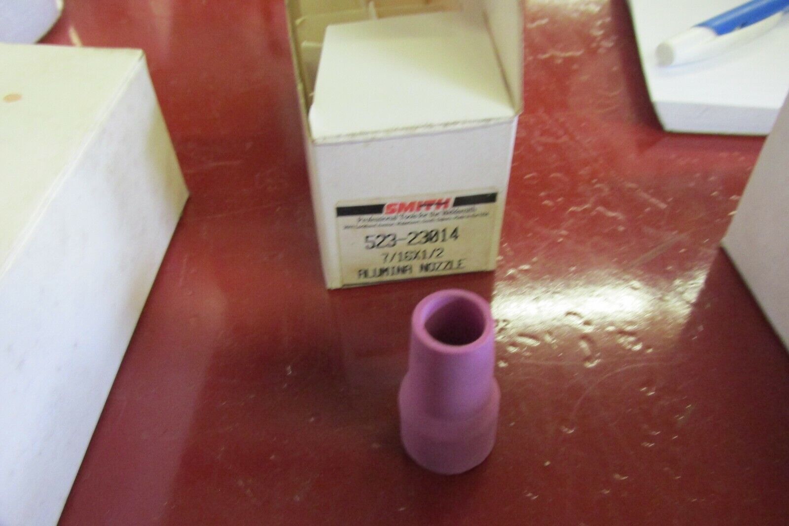 Smith 523-23014 7/16 x 1 1/2 Alumina Nozzle Ceramic Tig Torch Tip 12 per pack Smith Does Not Apply - фотография #4