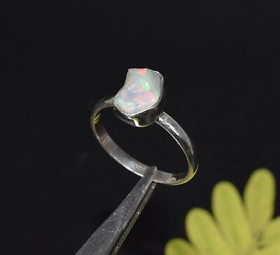 Wholesale 925 5PC Solid Sterling Silver Natural Ethiopian Opal Ring Lot! b758 Unbranded - фотография #3