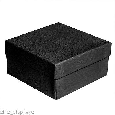 5pc Watch Box w/ Black Display Pillow Black Box Faux Leather Pillows Jewelry Box Unbranded - фотография #2