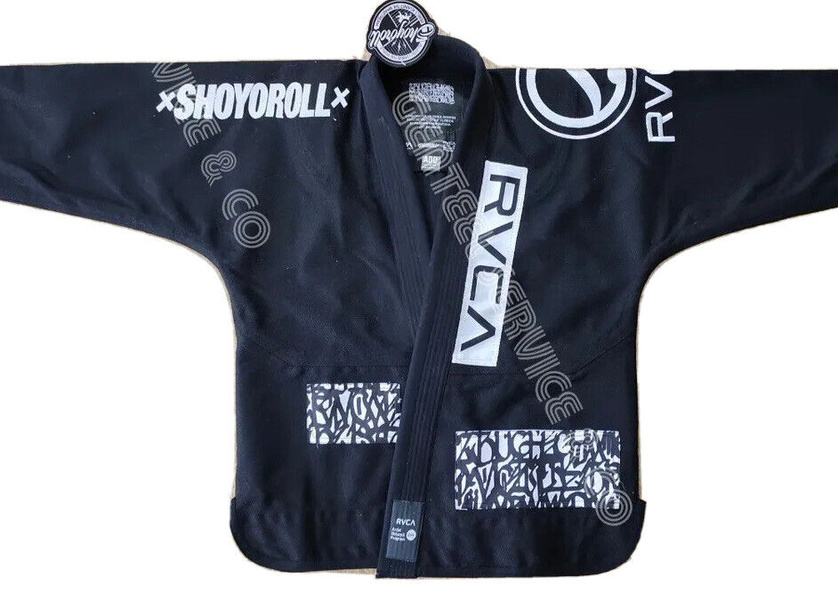 Brand NEW Shoyoroll RVCA Batch#105 Black BJJ GI A2H With Bag Jiu-jitsu Best Bjj Shoyoroll Batch 105