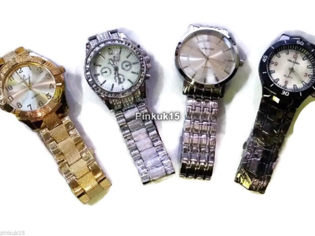 New Wholesale Lot of 10 Assorted Quartz Mens Wrist Watches  Unbranded - фотография #3