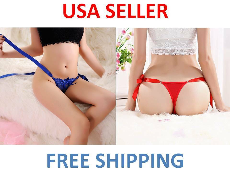 Women's Sexy Lace Thongs G-string Panties Knickers Lingerie Underwear Side Tie GDEB Tucana Pro Does not apply