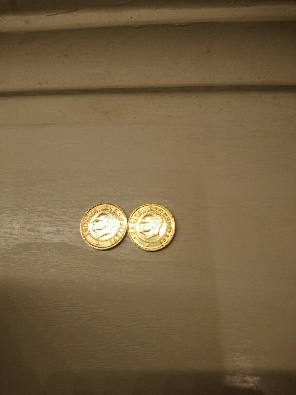 Turkish 10 Kurus Coin x2 (Both 2014) Без бренда - фотография #4