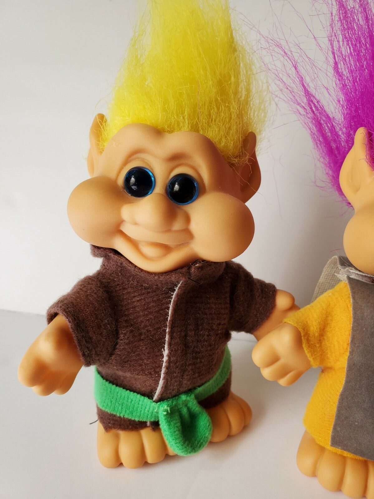 Vintage ITB Troll Dolls Lot of 3  Knight Monk & Squire Outfits 5 Inches 1991 ITB - фотография #2