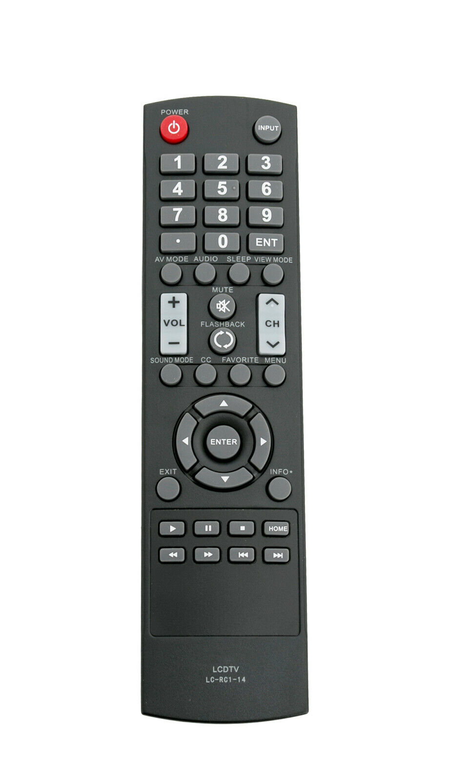 LC-RC1-14 New Replace Remote fit for Sharp TV LC42LB150U LC32LB150U LC42LB261U Unbranded LC-RC1-14