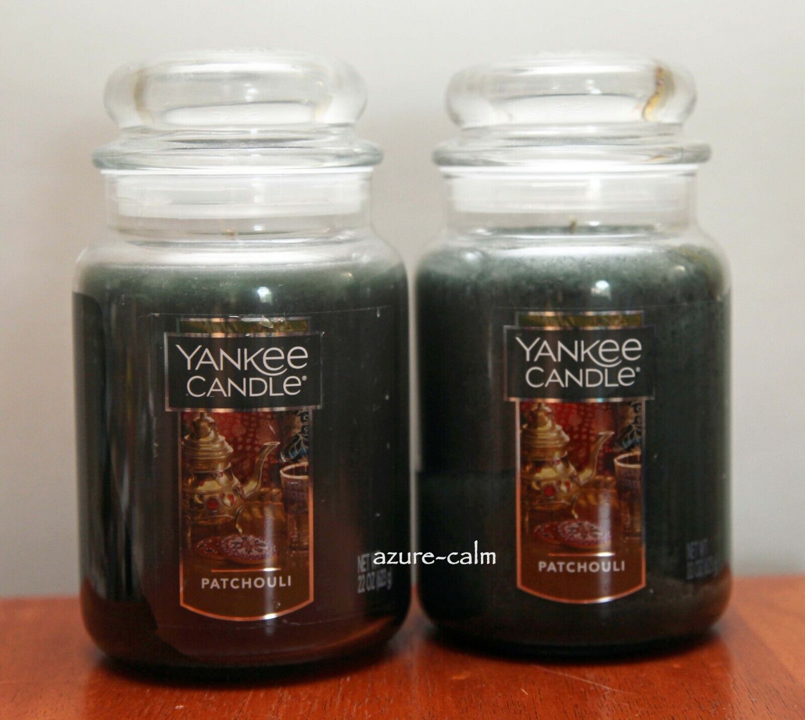 Yankee Candle PATCHOULI Large Candle Jar 22oz x 2 Yankee Candle