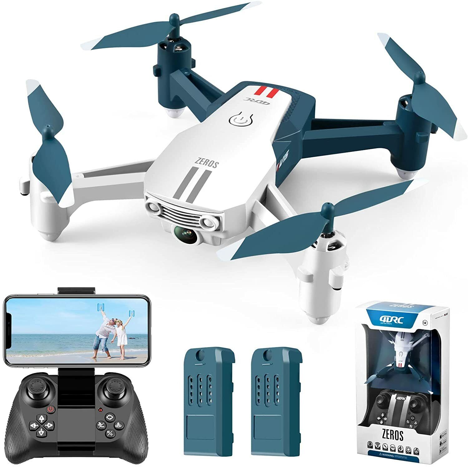 2022 NEW 4DRC V15 DRONE WIFI FPV 4K HD Camera Foldable Selfie RC Quadcopter US 4DRC Does Not Apply