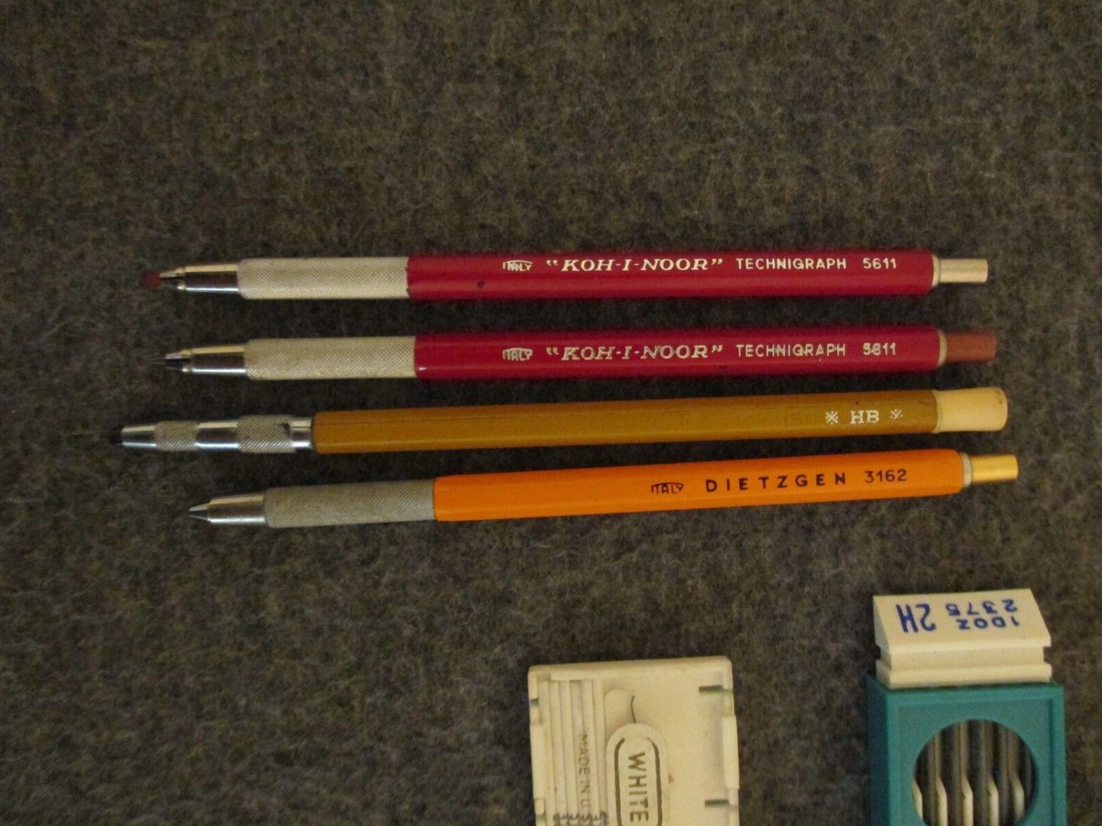 VTG LOT8 MECHANICAL PENCILS DIETZGEN KOH-I-NOOR- EAGEL TURQUOISE GRAMERCY ECT #2 Dietzgen, KOH-I-NOOR,, Gramercy, Eagle Turquoise - фотография #2