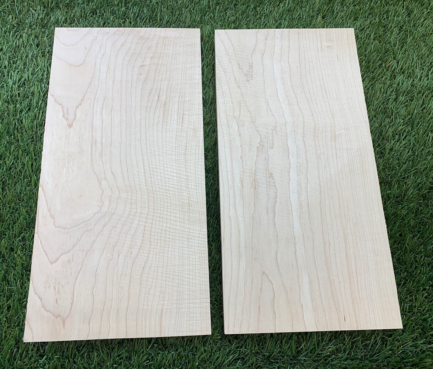 2 Pack Set,  Beautiful Maple Lumber Boards  (3/4" x 4" x 12")  FREE SHIP!! EXOTIC WOOD ZONE