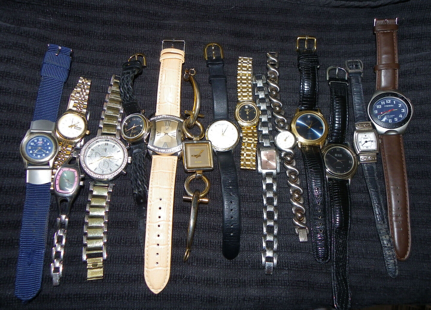 Lot of 15 Watches • Kate Spade • Brighton • Bill Blass • Mary Kay • U.S. Army   Various Brands MULTI