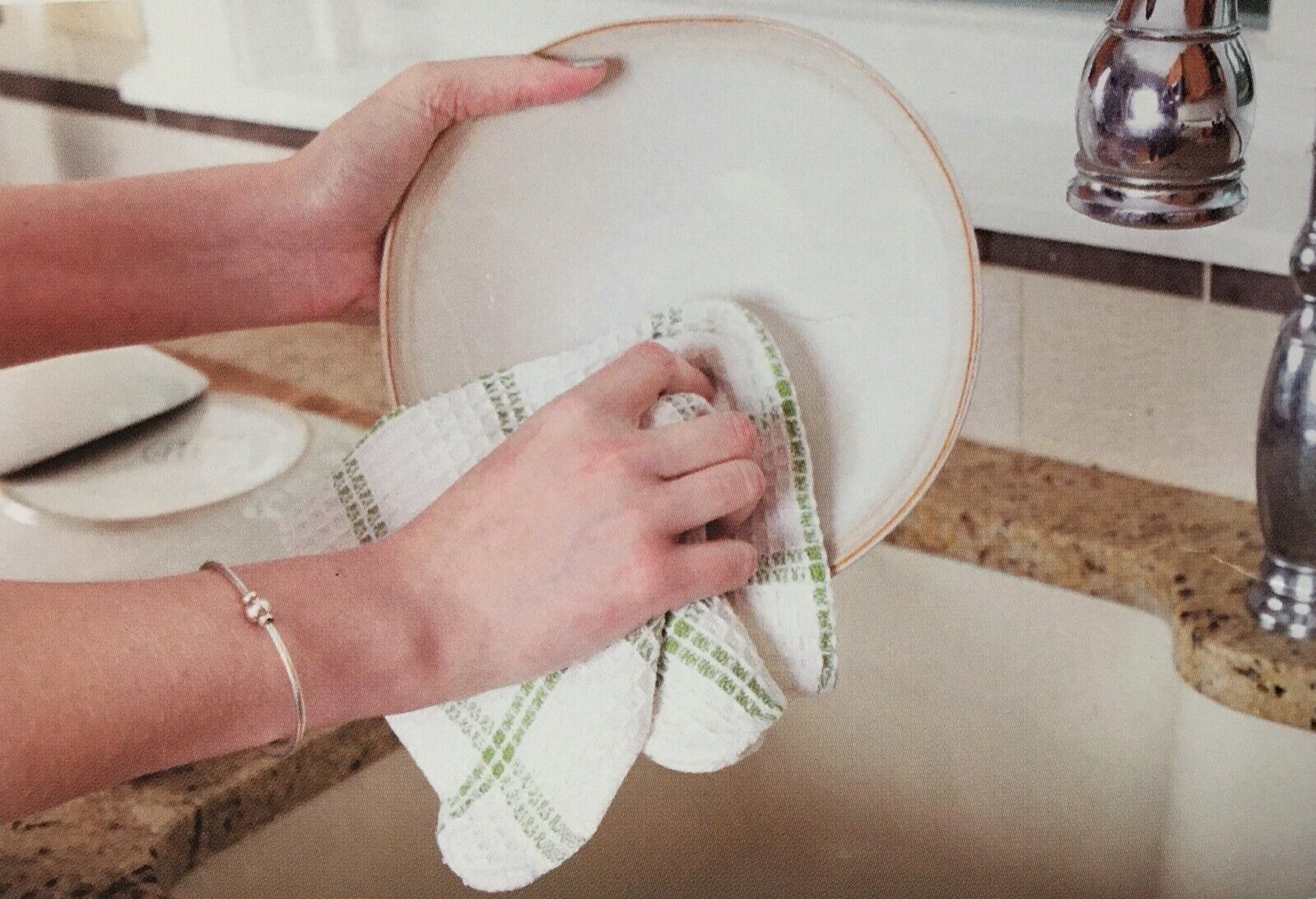 🔥6Pc Waffle Weave Dish Cloths Professional Kitchen Towels 100% Cotton 12x13 Kitchen - фотография #2
