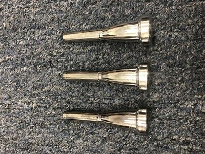 3 Pieces Trumpet Mouthpiece for Bach Standard 3C Rich Tone Nickel Plated  SKY NA - фотография #3