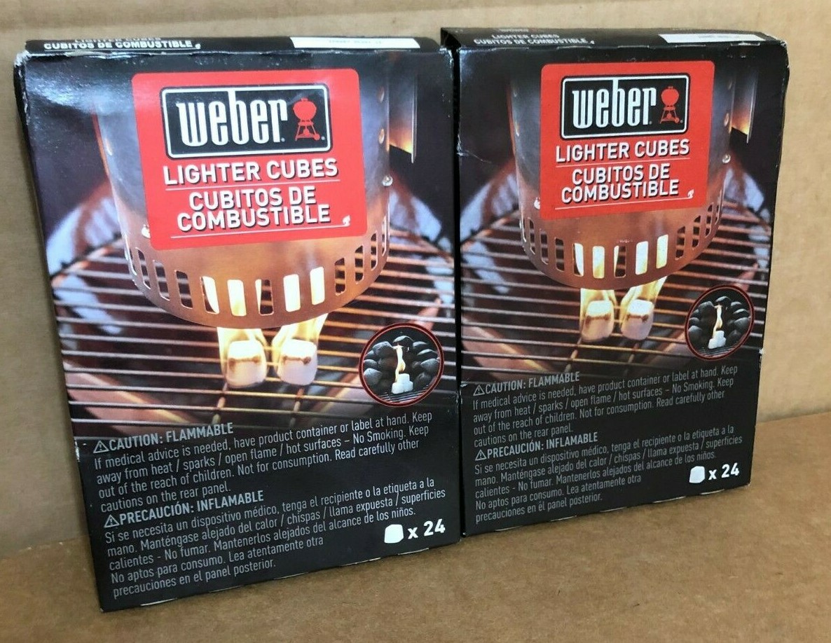 Weber Fire Starter Lighter Cubes Grill BBQ Smokeless Charcoal Starter-Lot of 2 Weber AB-890A601 - фотография #5