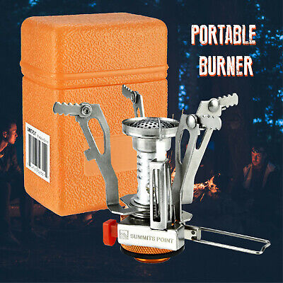 2 Portable Camping Stoves Backpacking Stove with Piezo Ignition Adjustable Valve Summits Point Does Not Apply - фотография #6