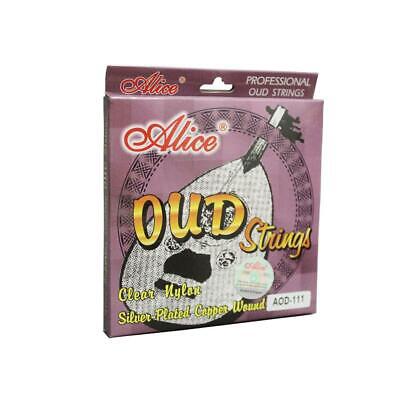 5Sets Alice OUD Strings Clear Nylon Silver-Plated Copper Wound 11Strings AOD111 Alice Does not apply - фотография #2