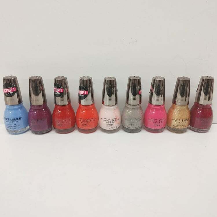 SINFUL COLORS *Random Lot of 9* GEL Nail Polishes - Best Seller - Free Shipping SinfulColors