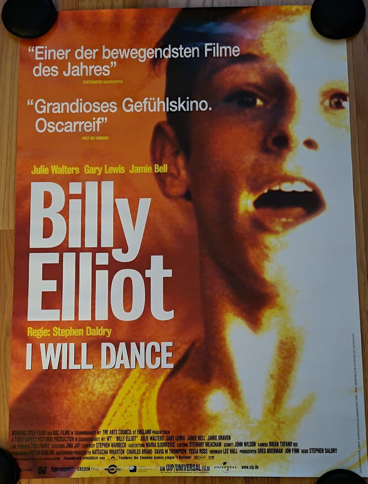 New "Billy Elliot" I WILL DANCE Movie Poster Vintage Jamie Bell, Julie Walters Без бренда